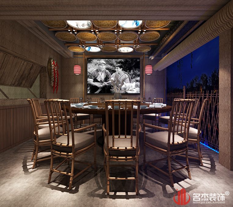 湘菜馆vip包间装建设计