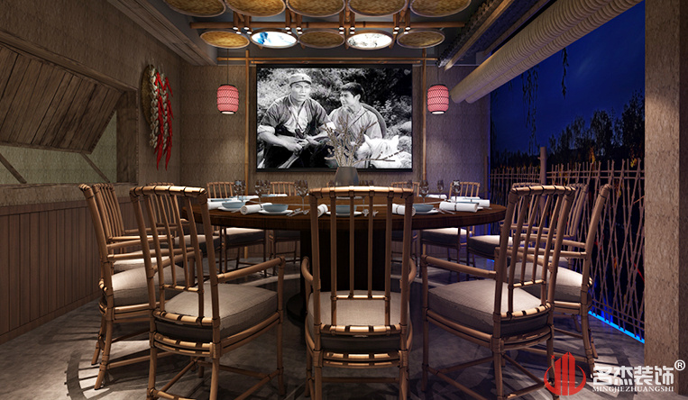 湘菜馆vip包间装建设计