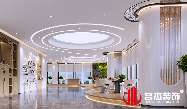 大堂装建设计成效