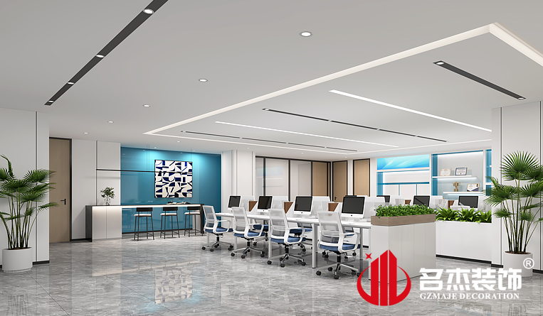 办公区域装建设计成效